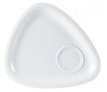 Bord Driehoek Gourmet 28 Cm Porcelite porcelite kopen in de aanbieding