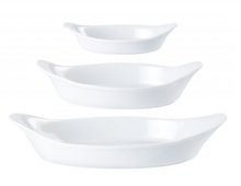 Schaal Ovaal Met Grepen 25 Cm Porcelite porcelite kopen in de aanbieding