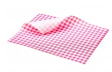 Genware Vetvrij Papier Rood Geblokt 1000 Stuks 25 genware kopen in de aanbieding