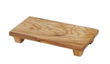 Genware Plank Olijfboomhout 32 X 175 Cm Op Voetstuk genware kopen in de aanbieding