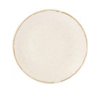 Porcelite Bord Rond 24 Cm Oatmeal porcelite kopen in de aanbieding